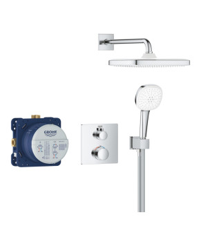 Душова система прихованого монтажу з термостатом Grohe Grohtherm (34871000)