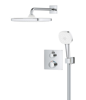 Душова система прихованого монтажу з термостатом Grohe Grohtherm (34871000)