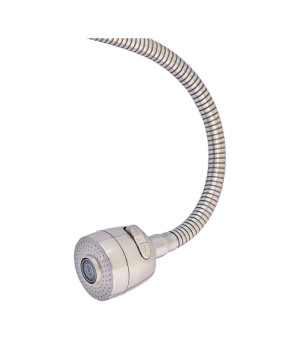 Смеситель для кухни Mixxus NEO-011 Reflector высокий гибкий (нерж. сталь) (MI6235)