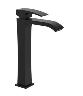 Змішувач для умивальника Koer KB-13007-05 високий чорний матовий (KR3445)