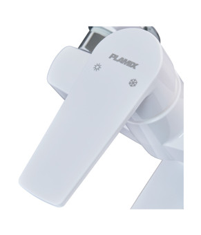 Змішувач для кухні Plamix Oscar-005 White (PM0644)