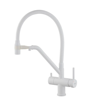 Смеситель для кухни KOER KB-72006-03 (KR3381) с силиконовым изливом и питьевой водой