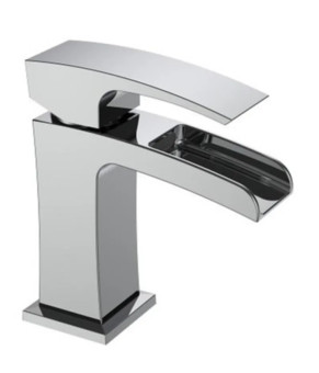 Смеситель для умывальника Koer KB-14007-01 водопад (Хром) (KR3446)