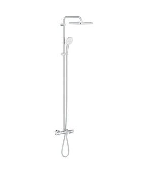 Душова система настінного монтажу з термостатом для ванни Grohe Tempesta System 250 Cube (26691001)