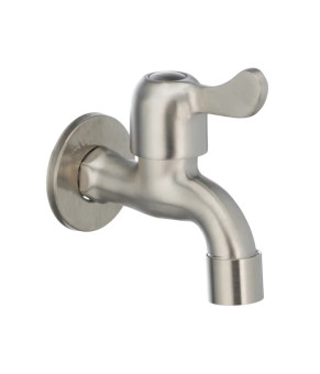 Кран для холодної води 1/2 Mixxus BIB-01 (нерж. сталь) (SS0050)