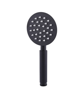 Ручний душ Mixxus SH-01.SUS Black з нерж. сталі (MI6119)