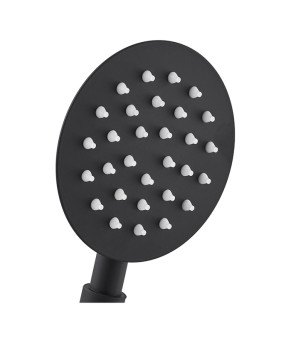 Ручний душ Mixxus SH-01.SUS Black з нерж. сталі (MI6119)