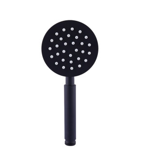 Ручний душ Mixxus SH-01.SUS Black з нерж. сталі (MI6119)