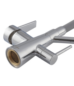 Кухонный смеситель KOER KB-72003-01 (KR3375) с силиконовым изливом и выходом для питьевой воды