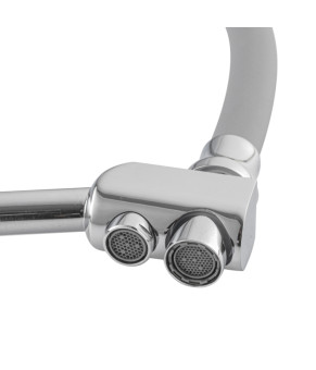 Кухонный смеситель KOER KB-72003-01 (KR3375) с силиконовым изливом и выходом для питьевой воды