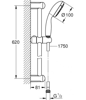 Набір змішувачів Grohe Eurosmart (124458)