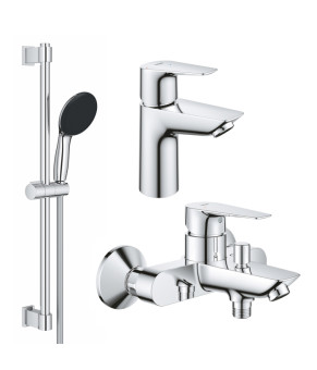 Набір змішувачів 3 в 1 для ванної кімнати Grohe QuickFix StartEdge S-Size UA202501SE