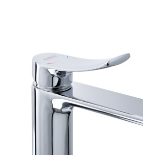 Смеситель для умывальника HAIBA BOLERO 001 HIGH высокий хром (HB9575)