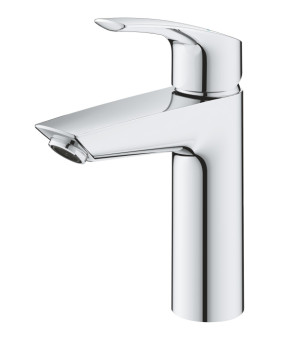 Одноважільний змішувач для раковини M-Size Grohe Eurosmart New з натискним донним клапаном (23923003)