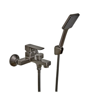 Смеситель для ванны Haiba Kubus 009 Euro Graphite (HB4007)