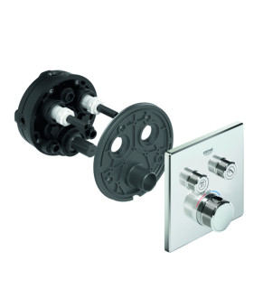 Термостат прихованого монтажу на 2 споживача Grohe Grohtherm SmartControl (29124000)