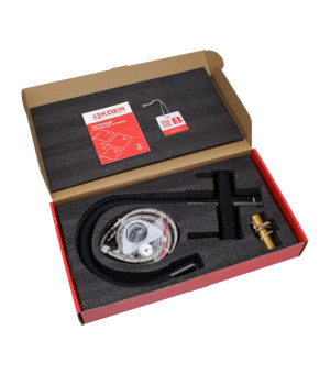 Кухонный смеситель KOER KB-72002-05 с силиконовым изливом и выходом для питьевой воды (KR3384)