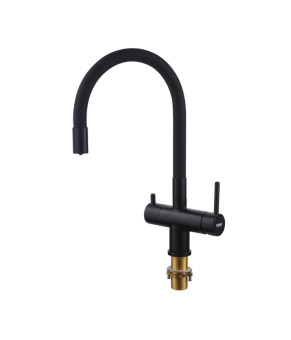 Кухонный смеситель KOER KB-72002-05 с силиконовым изливом и выходом для питьевой воды (KR3384)