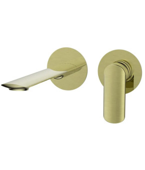 Встраиваемый смеситель для раковины Koer KB-16028-12 (KR5299) - Матовое золото