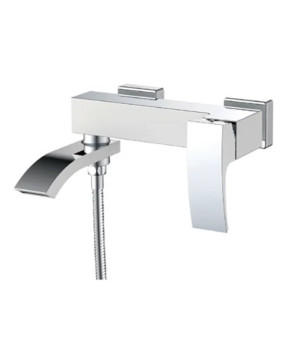 Смеситель для ванны Koer KB-41007-04 хром+белый (KR5157)
