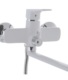 Смеситель для ванны Mixxus Nevada 006 Euro Белый (MI5799)