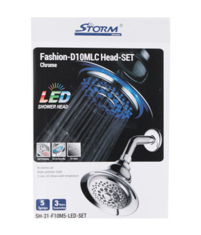 Лійка для душу Storm SH-31-F10M5-LED-SET (ST0019)