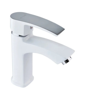 Смеситель для умывальника Mixxus Magnum 001 (Nut) White-Chrome (MI6201)