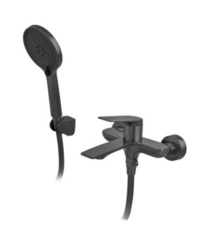 Змішувач для ванни Mixxus Premium DERBY 009 (EURO) BLACK (MI6603)