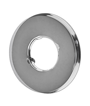 Чашка декоративна Zerix RST-01 Chrome (кругла) з нержавіючої сталі SUS304 (колір хром) (ZX5106)