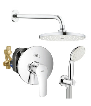 Душова система прихованого монтажу зі змішувачем Grohe Eurosmart New (UA25183004)