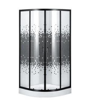 Душова кабіна півкругла BRAVO DRAWA L90TB.Mosaic (L90B.Mosaic)
