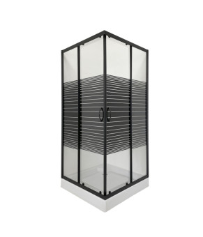 Душова кабіна квадратна BRAVO NER L90TB.Line (L90B.Line)