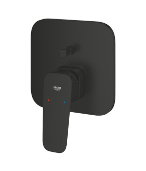 Змішувач одноважільний прихованого монтажу для ванни Grohe Cubeo з перемикачем на 2 положення (1017
