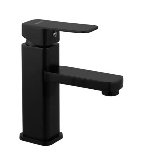 Смеситель для раковины Zerix LEB1-123 Black (черный матовый) (ZX5570)