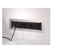 купити недорого Розеточный блок ASA Блок розеток Versaframe 3.0 black 3 sockers F+1 USB 5V(A+C)(черный) 060.40F.00009