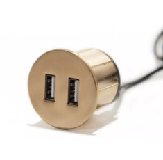 купити недорого Мебельная розетка USB ASA Versapick zamak (USB 5V (A+C), обработка - золото) 060.29Z.00040