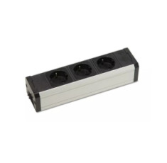 купити недорого Розеточный блок ASA Versatek (3 розетки + USB (A+C) + 2 свободных туннеля, обработка - алюм.) 061.00F.00020