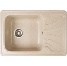 купити недорого Кухонная мойка Romzha Rasa 64 Бежевая Матовая Гранитная (RO44525)