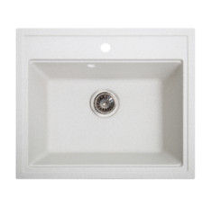 купити недорого Кухонная мойка Romzha Patrat Biela (101) RO410491