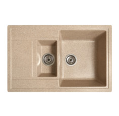 купить недорого Кухонная мойка Romzha Jorum 78D Piesok 780x510 мм гранитная двойная (301) RO43338
