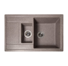 купити недорого Кухонная мойка Romzha Jorum 78D Maro (801) Гранитная, двойная