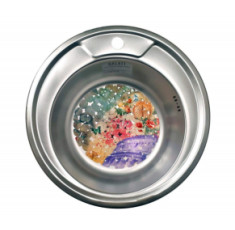 купити недорого Круглая кухонная мойка Romzha Sorin Satin Ø 49 см (RO47127)