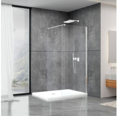 купить недорого Душевая стенка DUSEL Walk-In WL171 Chrome 1200*2000 (8мм)