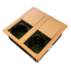 купити недорого Розетковий блок ASA VersaHit Dual 2x220 IP54 мідь (060.15F.00046)