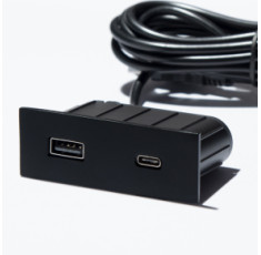 купити недорого Вбудований USB-зарядний порт ASA Plastici VersaPick 060.29Z.00053 матовий чорний