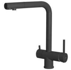 купити недорого Смеситель для кухни ELLECI TOURMALINE T01 NERO 40