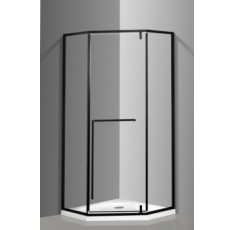 купить недорого Душевая кабина Veronis KN-17-00 Black 100х100х204 без поддона