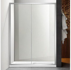 купити недорого Душевая дверь в нишу Dusel FA-517 раздвижная, стекло прозрачное, 100х195 451710