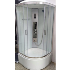 купить недорого Душовий бокс Veronis BV-4-100 white (chrome) 100*100 (VE-BV4100WHITECHR)