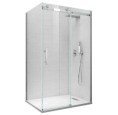 купити недорого Боковая стенка для душевой кабины Koer SR SW01-90x200-TR-07 Прозрачное стекло Easy Clean 8мм, Графит (KR5382)
